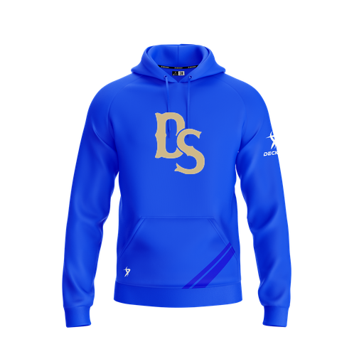 [CUS-DFW-SUHOOD-FLC-LSL-RYL-YXS-LOGO3] Summit Hoodie (Youth XS, Royal, Logo 3)