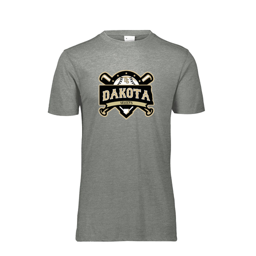 [FTSCUBGY-AS-LOGO1] Decker Men's Tri-Blend T-Shirt - Short Sleeve (Adult S, Gray, Logo 1)