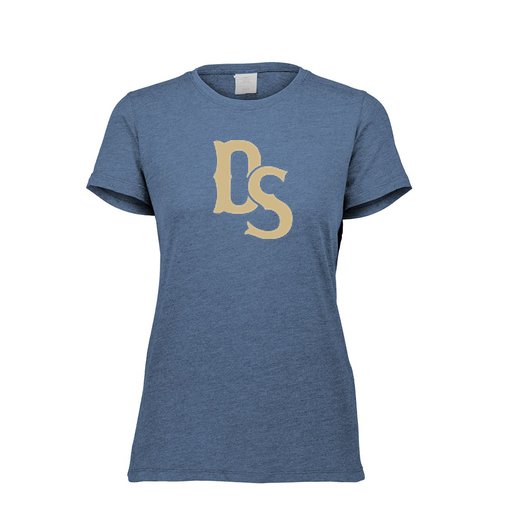 [FTSCUBNV-FAXS-LOGO3] Decker Women's Tri-Blend T-Shirt - Short Sleeve (Female Adult XS, Navy, Logo 3)