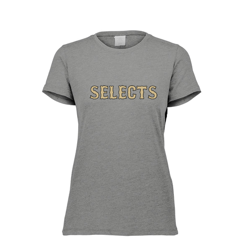 [FTSCUBGY-FAXS-LOGO2] Decker Women's Tri-Blend T-Shirt - Short Sleeve (Female Adult XS, Gray, Logo 2)