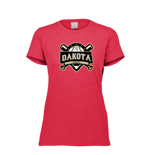 [FTSCUBRD-FAXS-LOGO1] Decker Women's Tri-Blend T-Shirt - Short Sleeve (Female Adult XS, Red, Logo 1)