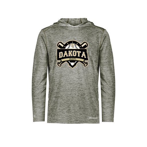 [FOLHCGGY-AS-LOGO1] Decker Men's Charge Hoodie (Adult S, Gray, Logo 1)