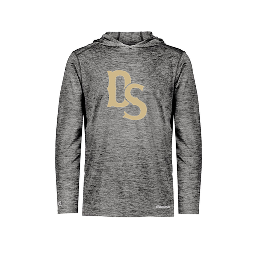 [FOLHCGBK-YS-LOGO3] Decker Youth Charge Hoodie (Youth S, Black, Logo 3)