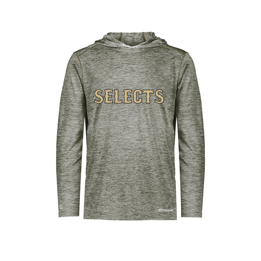 [FOLHCGGY-YS-LOGO2] Decker Youth Charge Hoodie (Youth S, Gray, Logo 2)