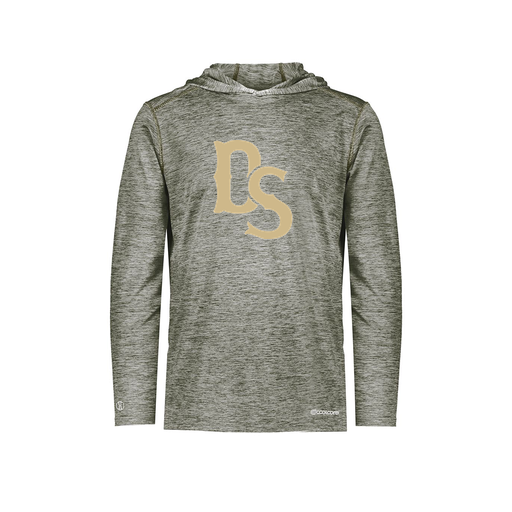 [FOLHCGGY-YS-LOGO3] Decker Youth Charge Hoodie (Youth S, Gray, Logo 3)