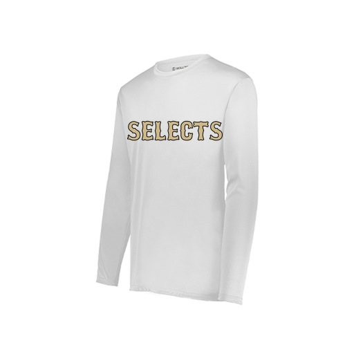 [222822.005.XS-LOGO2] Men's LS Smooth Sport Shirt (Adult XS, White, Logo 2)