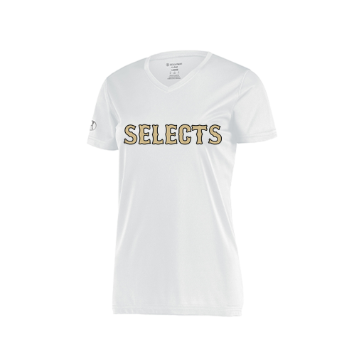 [222820.005.S-LOGO2] Ladies Movement Dri Fit Shirt (Female Adult S, White, Logo 2)