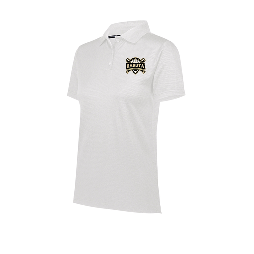 [222768.005.XS-LOGO1] Ladies Prism Polo (Female Adult XS, White, Logo 1)