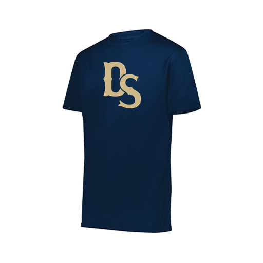 [222819.065.XXS-LOGO3] Youth Movement Dri Fit Shirt (Youth XXS, Navy, Logo 3)